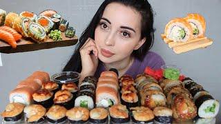 ВСТРЕТИЛА ХЕЙТЕРА НА УЛИЦЕ/ Mukbang Суши  Роллы / Айка Эмилли