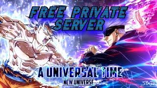 FREE PRIVATE SERVER FOR A UNIVERSAL TIME | AUT | ROBLOX