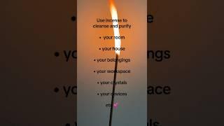 Use incense to cleanse and purify‍️️: https://rockywritershop.com
