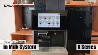 How To Clean in Milk System | KALERM X Series