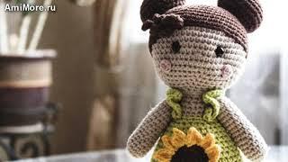 Амигуруми: схема Куколка Лина. Игрушки вязаные крючком - Free crochet patterns.