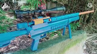 Pvc toy gun Full assembly + test