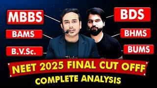 NEET 2025 Cut off Post Result | MBBS | BDS | AYUSH | B.V.Sc. | #neetresult #nta #neet2025