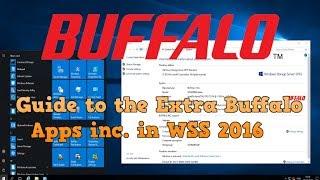 Buffalo WSS2016 NAS - The Extra Buffalo Software included with Windows Server 2016