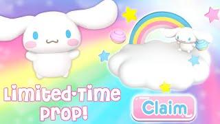 Cinnamoroll Limited-Time Cloud Trampoline Prop! | Roblox My Hello Kitty Cafe Updates 2025 | Riivv3r