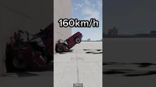 BMW M1Crash Test - BeamNG.Drive #shorts 30/60/100km/h...