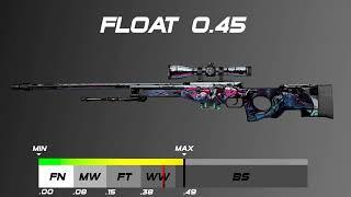 CSGO AWP   Neo Noir   Skin wear float