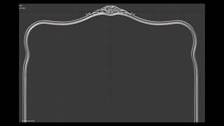 Blender. Modeling bed headboard timelapse