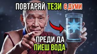 ШОК: Повтаряй Тези 6 Думи Като Пиеш Вода и Само Гледай Какво Става (ДОКАЗАХА, ЧЕ ВОДАТА ИМА ПАМЕТ)