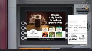 atmAd Taylors Ground Coffee Bags ATM Campaign