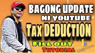 YOUTUBE TAX 2021 | FORM FILL UP TUTORIAL