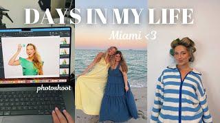 very Florida vlog: beach sunset, took the train to Miami, exciting photoshoot & more!!!