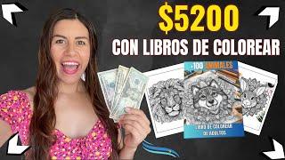 Gana +$5000 Vendiendo LIBROS de COLOREAR FÁCIL(Tutorial Completo con CANVA + IA)