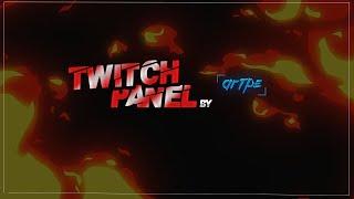 Free Twitch Panel Template (PSD) by ARTPe