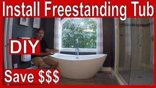 How to Install a Freestanding Tub