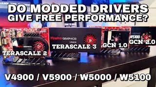 Can custom drivers boost FirePro gaming performance?