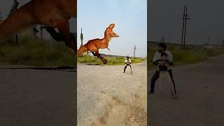 Puru in jurassic world- part 2 #comedy #jurrassicworld #youtubeshorts #puruishere #shorts