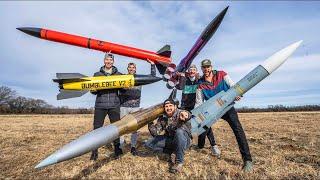 Batalla de Cohetes a escala  2 ｜ Dude Perfect