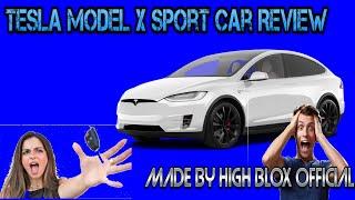 Tesla Model X Review in Greenville.(Roblox)