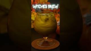 Witches Brew. Простой коктейль на Halloween #shorts