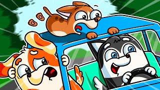 HOODOO RAINBOW FRIENDS: STOP HOODOO, Please KEEP SAFE in the CAR! | Cartoon Animation