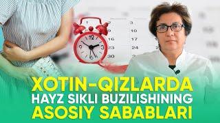 Xotin qizlarda hayz sikli buzilishining asosiy sabablari - MEDO