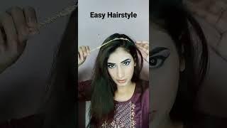 Easy Hairstyle #ytshorts #hairstyle #easyhairstyle #shorts #india #riya #makeup #youtube #foryou