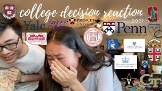 COLLEGE DECISION REACTIONS 2021 (ivies, top 20)