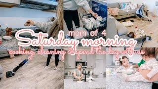 NEW  SATURDAY HOMEMAKING | MOM OF 4 | CLEANING MOTIVATION | SAHM DITL