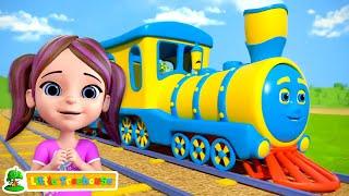 Wheels On The Train + More Vehicles Nursery Rhymes & Kids Songs