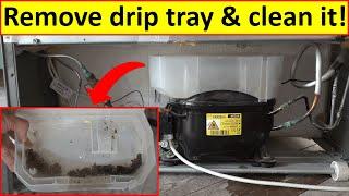 How to clean your fridge freezer drip tray