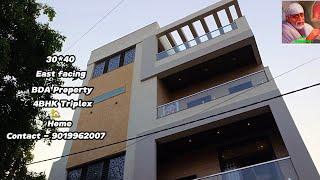 #485 #BDA Property #30×40 #East #1200sqft #New 4BHK Triplex  Home in #Nagarbhavi 2stage #9019962007
