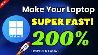 Fix My Laptop Is Very Slow Windows 11 | Speed Up Windows 11 and Fix Lagging and Slow Issues 2024