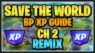 CHAPTER 2 REMIX STW BATTLE PASS XP GUIDE