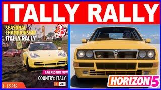 Forza Horizon 5 ITALLY RALLY Seasonal Championship - Car Restriction Country Italy B-700