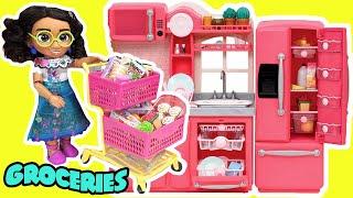 Disney Encanto Mirabel Doll Grocery Shopping + Breakfast Routine