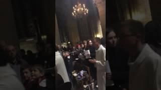 Mass in notre dame cathedral paris