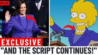 The SHEER SIMILARITIES Between KAMALA HARRIS and LISA SIMPSON Are UNCANNY?!