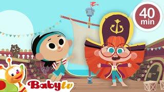 Ahoy Pirates ! | Aventures de chasse au trésor pour les enfants | Vidéos pour enfants @BabyTVFR