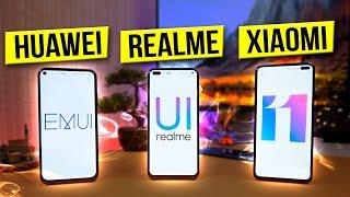 REALME UI всех спасет! Сравнение с MIUI и EMUI!