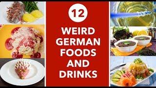 12 WEIRD GERMAN FOODS AND DRINKS // Weirdest German Foods