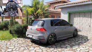 600BHP Volkswagen Golf R - Forza Horizon 5 | Thrustmaster T300RS