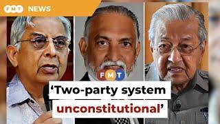 Law to impose two-party system unconstitutional, say legal experts