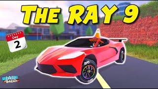 Jailbreak THE RAY-9 Supercar! 5 Days of Vehicles [2] RAY NINE (Roblox Jailbreak)