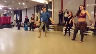 Mr Ozgen teaching 9/8 Turkish Roman ( Gypsy ) Dance in Italy