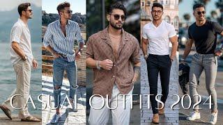 Best Casual Outfit Ideas For Men | Men's Fashion Ideas 2024 | Summer Outfit Ideas For Men