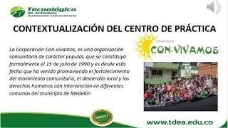 Socialización de prácticas Corporación Con-Vivamos