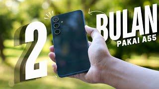 PUAS GAK !? REVIEW SAMSUNG A55 2 BULAN KEMUDIAN (Setelah Update)