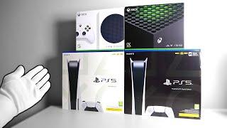 The Ultimate NEXT GEN Consoles Unboxing (PS5, Xbox Series X / S)