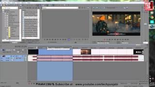 Split/Cut/Remove Audio form a Video in Sony Vegas